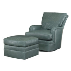 Oscar Swivel Glider - Leather