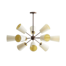 Amsterdam Chandelier - Heritage Brass