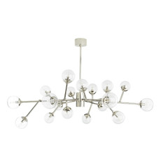 Dallas Medium Chandelier - Polished Nickel