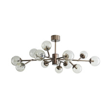 Dallas Small Chandelier - Brown Nickel