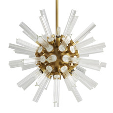 Hanley Mini Chandelier - Antique Brass