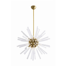 Hanley Small Chandelier - Antique Brass