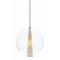 Caviar Adjustable Large Pendant - Polished Nickel