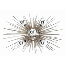 Zanadoo Sconce/Ceiling Mount - Polished Nickel