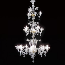 Perugino Crystal Chandelier - 18 Lights