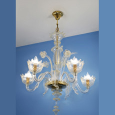 Perugino Crystal Chandelier - 5 Lights