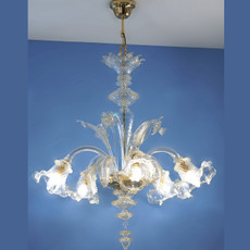 Pisanello Crystal Chandelier - 5 Lights
