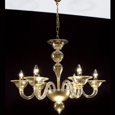 Veronese Gold Chandelier - 6 Lights