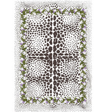 Floral Leopard Rug