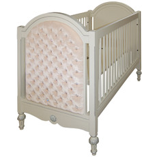 Princess Tufted Crib w/Crystals