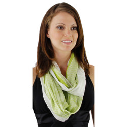 Infinitely Impeccable Feather Light Infinity Stripe Scarf