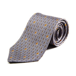 100% Silk Handmade Hexagonal Nut Tie