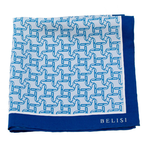 Getting Along Swimmingly Silk Pocket Square or Handkerchief by Belisi