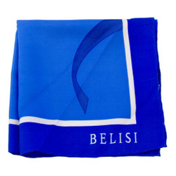 Compelling Cobalt Silk Pocket Square or Handkerchief by Belisi