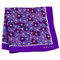 Fiore Rosso Silk Pocket Square or Handkerchief by Belisi