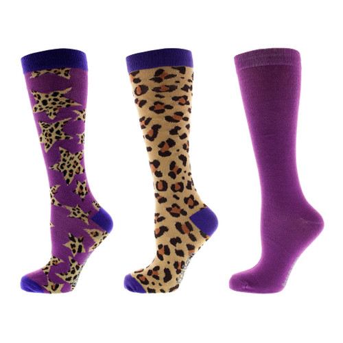 Bold and Brave Set of 3 Pair Ladies Trouser Socks