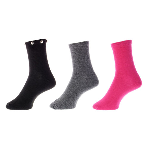 Studded Delite Women's Socks 3 Pair Set