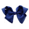 Greatlookz Midnight Blue Grosgrain Hair Bow with Extra Large Clip
