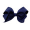 Greatlookz Navy Blue Grosgrain Hair Bow with Extra Large Clip