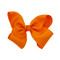 Greatlookz Orange Grosgrain Hair Bow with Extra Large Clip