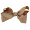 Greatlookz Tan Grosgrain Hair Bow with Extra Large Clip