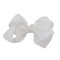 Greatlookz White Grosgrain Hair Bow with Extra Large Clip