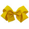 Greatlookz Yellow Grosgrain Hair Bow with Extra Large Clip