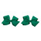 Emerald Green Grosgrain Hair Bows with XL Alligator Clip Set of 2