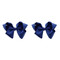 Midnight Blue Grosgrain Hair Bows with XL Alligator Clip Set of 2