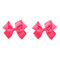 Neon Pink Grosgrain Hair Bows with XL Alligator Clip Set of 2