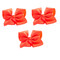 Neon Orange Grosgrain Hair Bows with XL Alligator Clip Set of 3