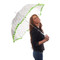 Effervescent Parasol Umbrella with Organza Trim