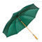 Golf Umbrella in Forest Green with Wooden Shaft