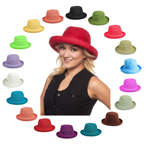 Cozumel Medium Brim Scala Cotton Sun 