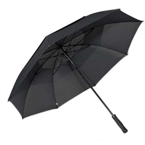 Professional Fiberglass Golf Umbrellas in Black