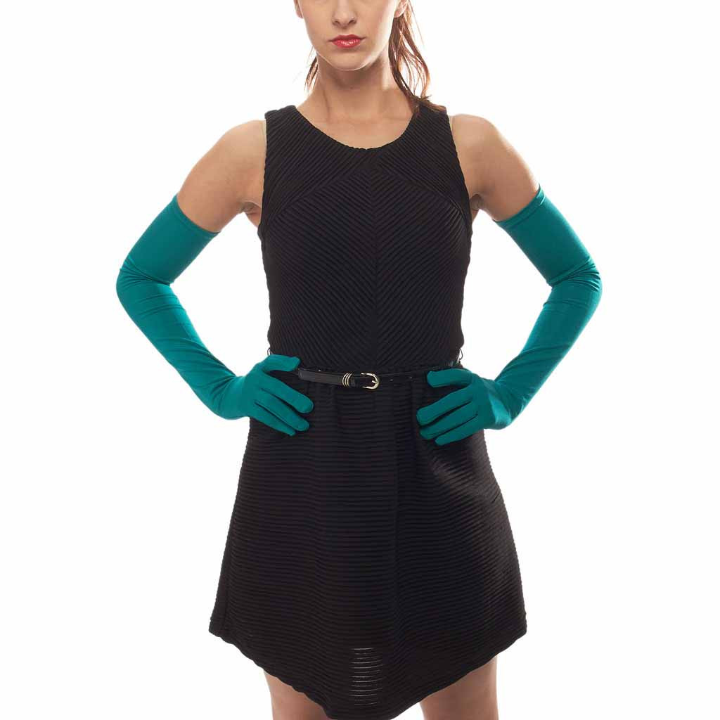matte satin gloves