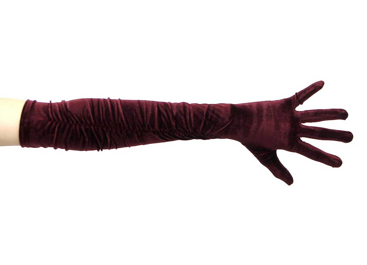 velvet gloves