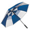 Professional Fiberglass Golf Umbrellas in Navy Blue & White Colors