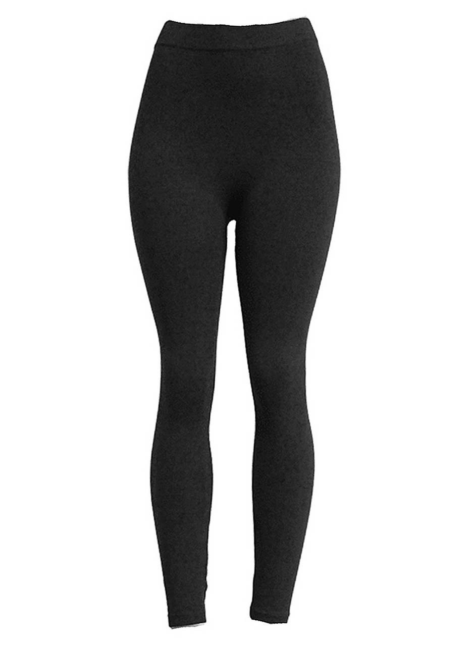 Fashionista Polyester Spandex Footless Leggings Set of 2