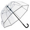 Couture Fiberglass Frame Bubble Umbrella with Black Trim