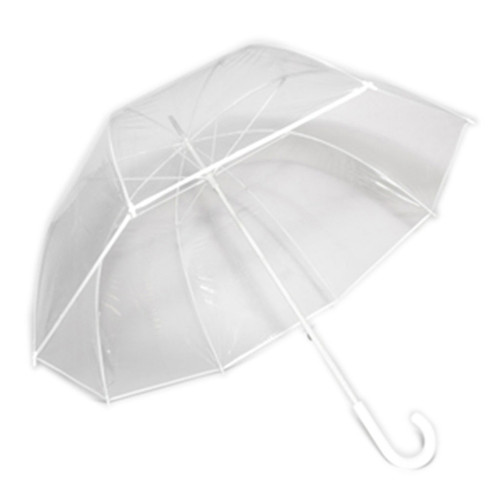 Couture Fiberglass Frame Bubble Umbrella with White Trim