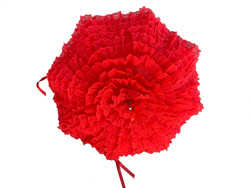 Red Lace Parasol