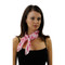 Breast Cancer Awareness Patterned Square Scarf in 3 Colors