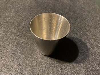 Photo of Stainless Medicine Cup, Graduated, 2 oz.