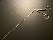 Photo of V. Mueller BE2431 Jackson Laryngeal Forceps, ANG, 4mm Cup, 11"