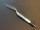 Side photo of Codman 80-1554 MALIS Titanium Bayonet Bipolar Forceps, ANG Up, 8.75"