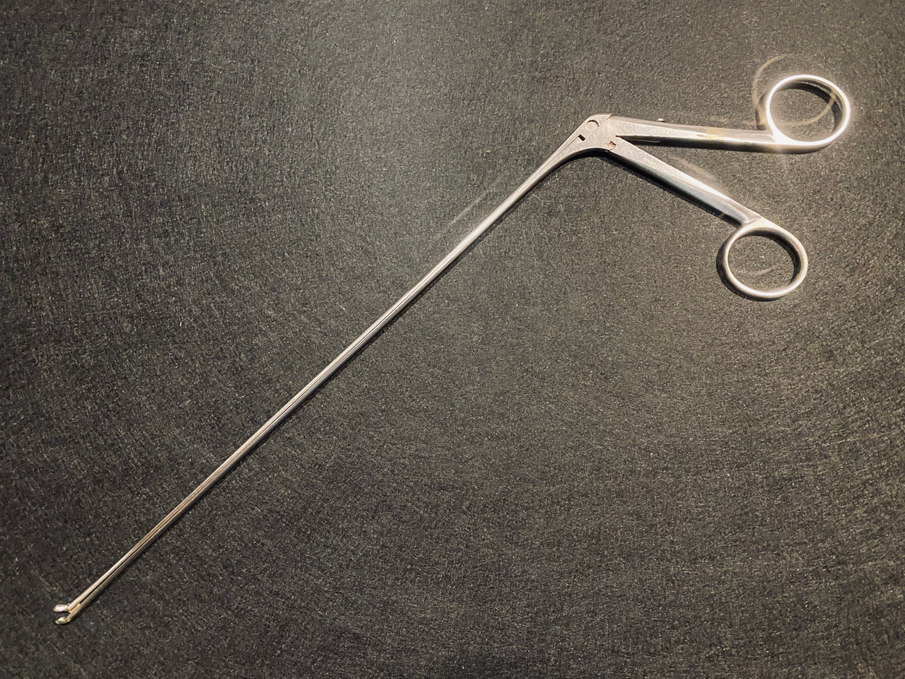 Pilling 505104 Jackson Laryngeal Cup Forceps, ANG, 4mm Jaw For Sale