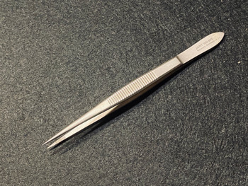 Photo of Jarit 130-505 Plain Splinter Forceps, 4 5/8"