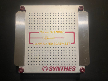 Photo of Synthes 145.17 Titanium 3.0mm Cannulated Screw Set