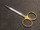 Handle photo of Jarit 101-300 Carb-Edge Iris Scissors, STR, 4.5"